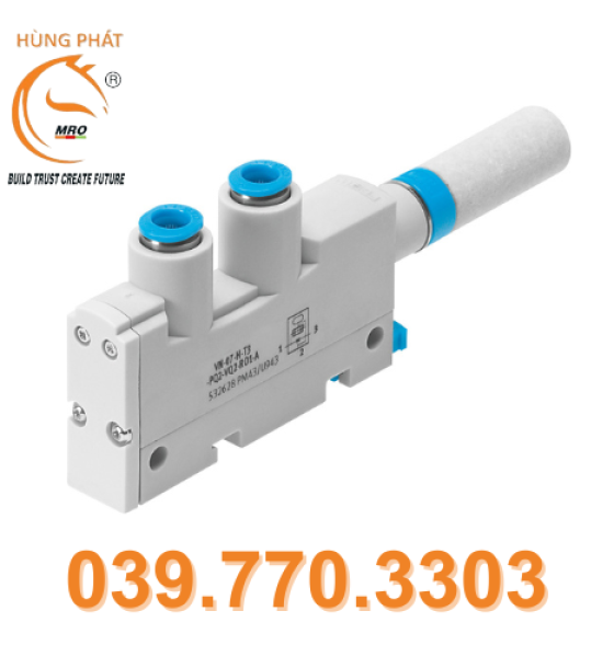 Van hút chân không VN-10-L-T3-PQ2-VQ2-RO1-A chính hãng Festo - Đại lý Hùng Phát (HÀNG CÓ SẴN)