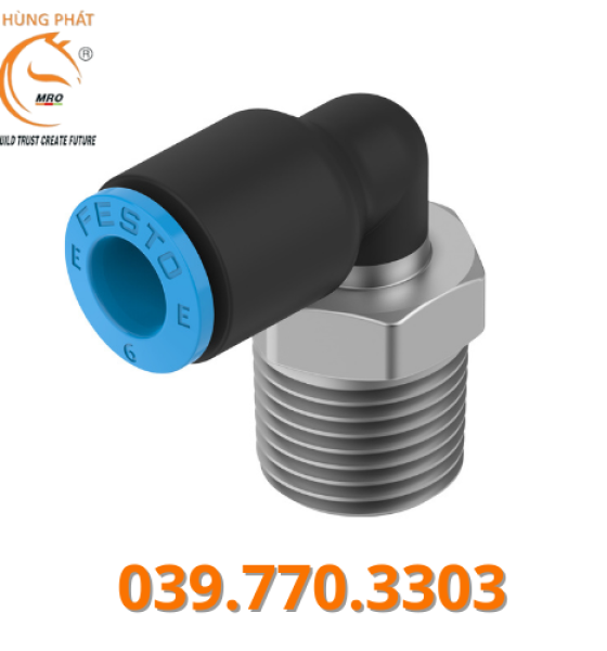 Đầu nối NPQE-L-R18-Q6-P10 - Đại lý Festo Hùng Phát (HÀNG CÓ SẴN)