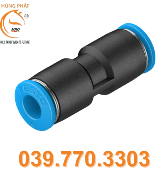 ĐẦU NỐI REN KHÍ QS-6 - ĐẠI LÝ FESTO (HÀNG CÓ SẴN)