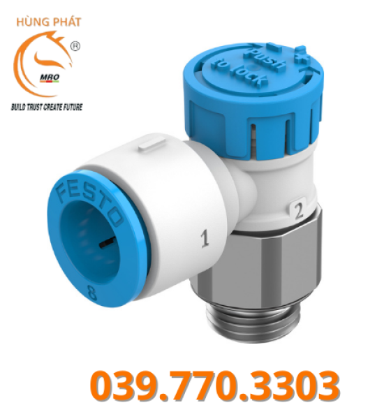 Van tiết lưu một chiều VFOE-LE-T-G18-Q8 - Festo Hùng Phát (HÀNG CÓ SẴN)