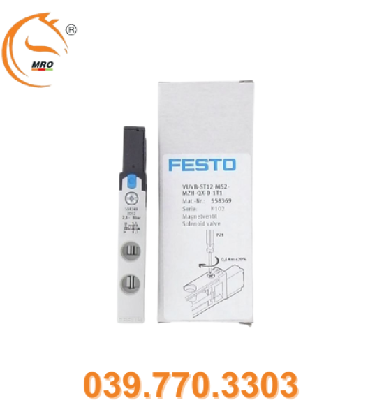 VAN ĐIỆN TỪ VUVB-ST12-M52-MZH-QX-D-1T1 - CHÍNH HÃNG FESTO - HÀNG CÓ SẴN 