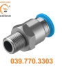 Đầu nối ren khí QS-1/8-8 - Festo Hùng Phát (HÀNG CÓ SẴN)