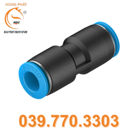 ĐẦU NỐI REN KHÍ QS-8 - HÀNG CHÍNH HÃNG FESTO - ĐẠI LÝ HÙNG PHÁT (HÀNG CÓ SẴN)