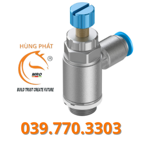 Van tiết lưu một chiều GRLA-1/4-QS-8-RS-D chính hãng Festo - Đại lý Hùng Phát (HÀNG CÓ SẴN)